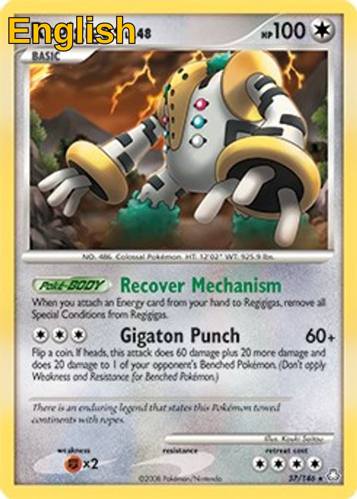 Regigigas - 37/146 (DP Legends Awakened)