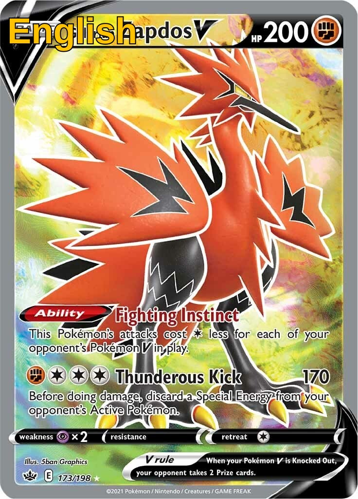 Galarian Zapdos V (Full Art)