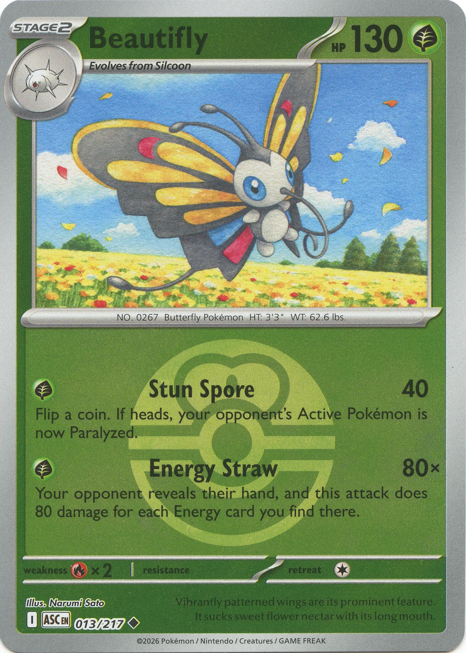 Beautifly - 013/217 (Love Ball)