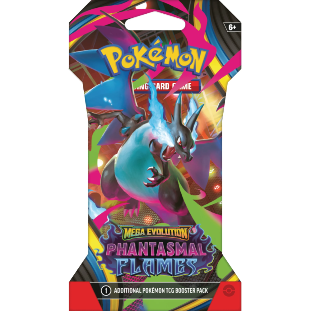 Pokémon TCG: Mega Evolution: Phantasmal Flames - Sleeved Booster Pack