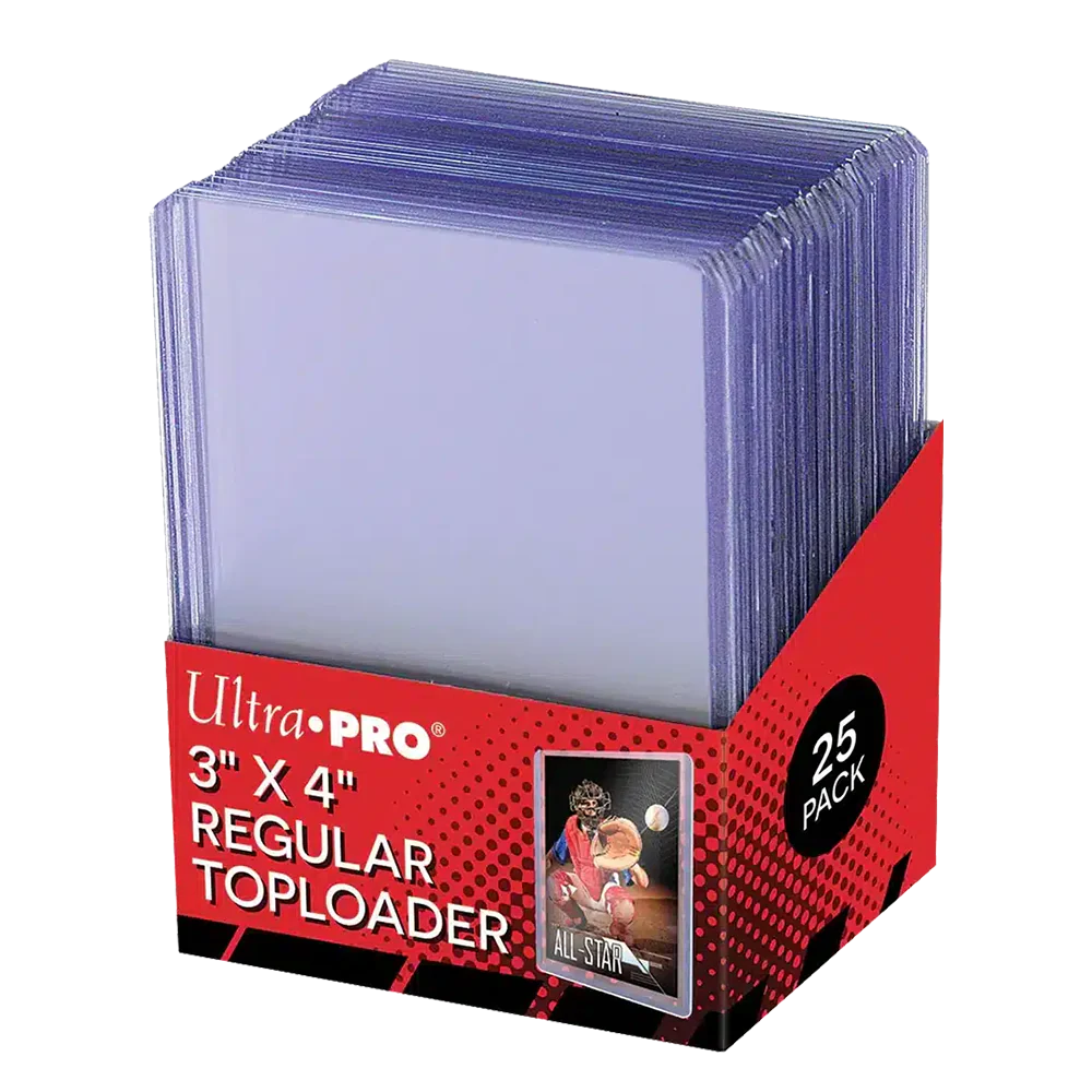 Ultra Pro: Clear Regular Toploaders (25 stk.)